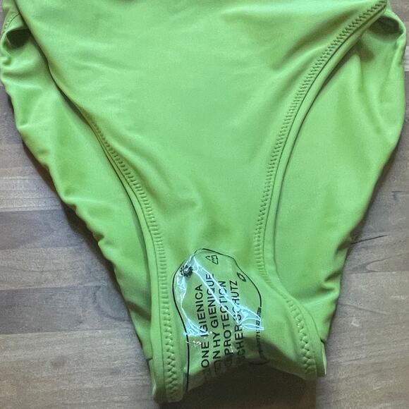 Andrea Iyamah Women's Anti Belted One-Piece in Wasabi Small $214 - Picture 10 of 14